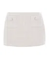 Marc Jacobs Women's Tweed Mini Skirt In White