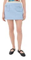 Marc Jacobs Pop J Marc Tweed Skirt In Blue