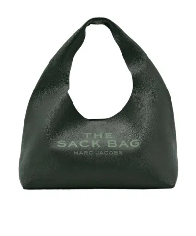 MARC JACOBS MARC JACOBS THE SACK LOGO DETAILED SHOULDER BAG