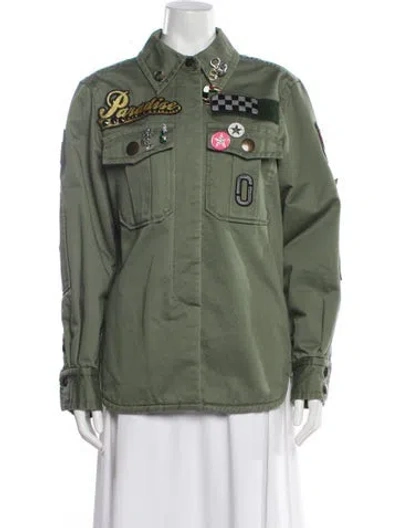 Pre-owned Marc Jacobs Utility Jacket In Green