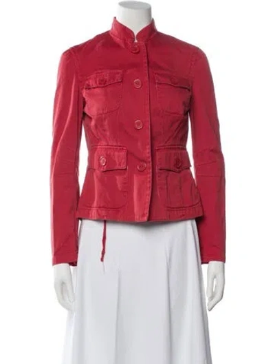 Pre-owned Marc Jacobs Utility Jacket In Red