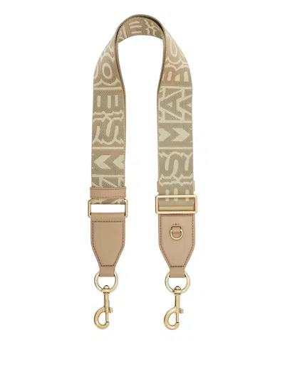 Marc Jacobs Utility Logo-jacquard Strap In Neutral