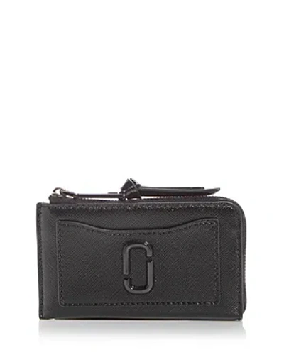 Marc Jacobs Utility Snapshot Leather Top Zip Multi Wallet In Black