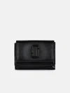MARC JACOBS 'UTILITY SNAPSHOT' MINI WALLET IN BLACK LEATHER