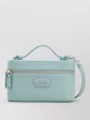 Marc Jacobs Vanity Leather Crossbody Bag Top Handle In Blue