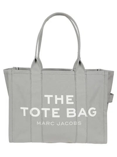 Marc Jacobs Versatile Cotton Canvas Travel Tote With Adjustable Strap In Grey