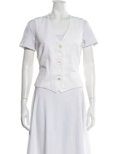 Pre-owned Marc Jacobs Vest In White
