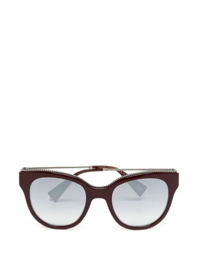 Pre-owned Marc Jacobs Vintage 165/s Cat-eye-frame Sunglasses In Red