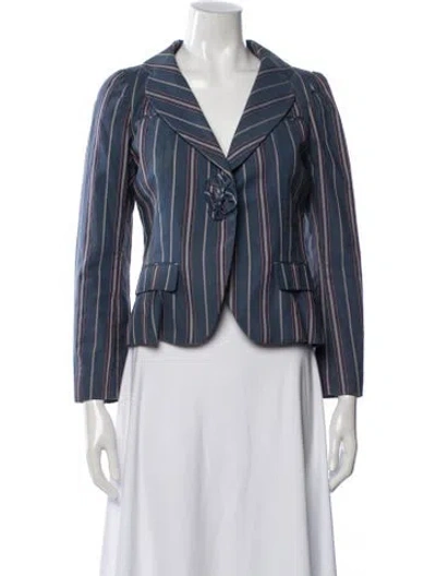 Pre-owned Marc Jacobs Vintage 2000's Blazer In Blue