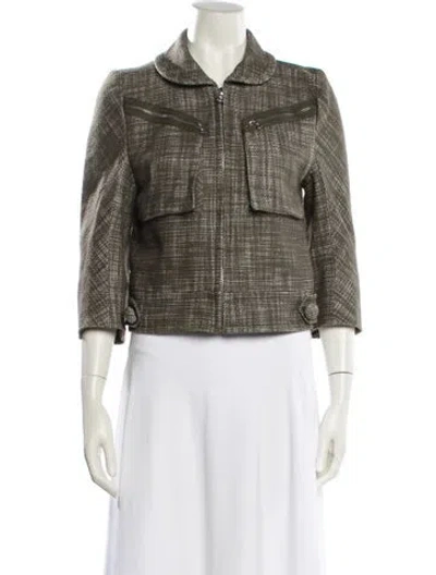 Pre-owned Marc Jacobs Vintage 2000's Blazer In Green