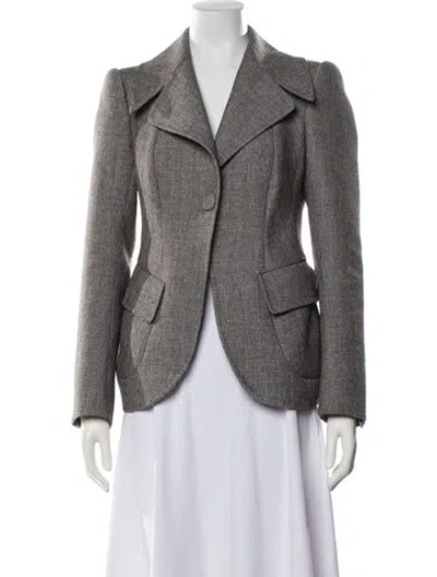 Pre-owned Marc Jacobs Vintage 2000's Blazer In Grey