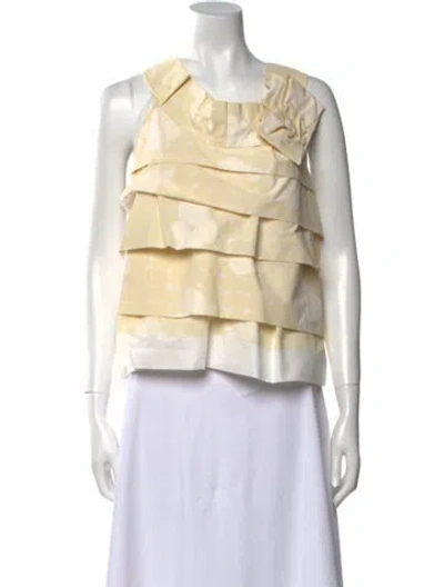 Pre-owned Marc Jacobs Vintage 2000's Crop Top W/ Tags In Yellow