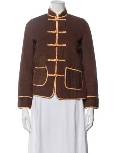 Pre-owned Marc Jacobs Vintage 2000's Jacket In Brown