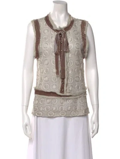 Pre-owned Marc Jacobs Vintage 2000's Top In Gray