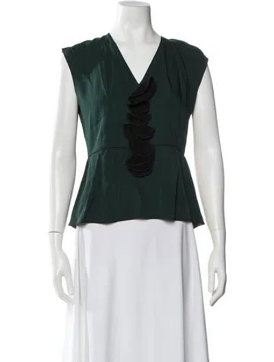Pre-owned Marc Jacobs Vintage 2000's Top In Green
