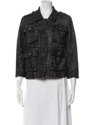 Pre-owned Marc Jacobs Vintage 2000's Utility Jacket In Black