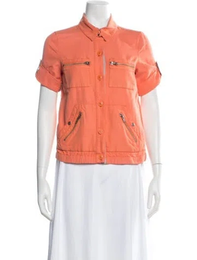 Pre-owned Marc Jacobs Vintage 2000's Utility Jacket In Orange