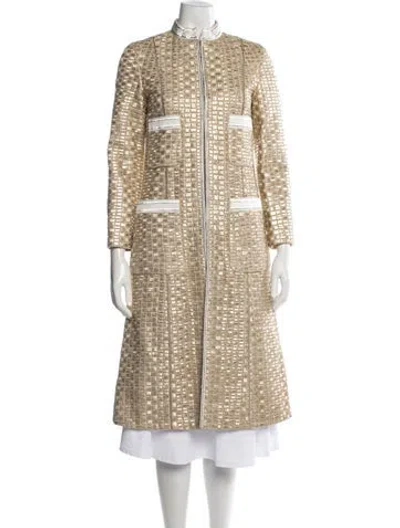 Pre-owned Marc Jacobs Vintage 2002 Coat In Gold/metallic