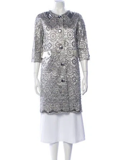 Pre-owned Marc Jacobs Vintage 2012 Coat In Silver