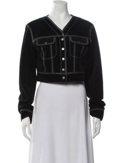 Pre-owned Marc Jacobs Vintage Calfskin Jacket In Black