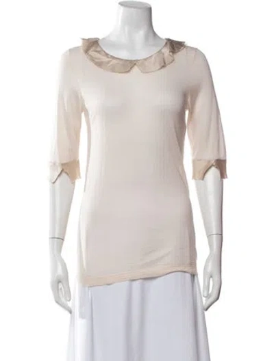 Pre-owned Marc Jacobs Vintage Cashmere Top In Neutrals