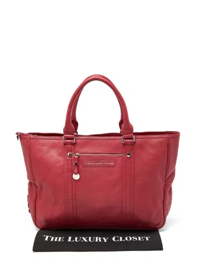 Pre-owned Marc Jacobs Vintage Expandable Zip-around Tote Bag In Red