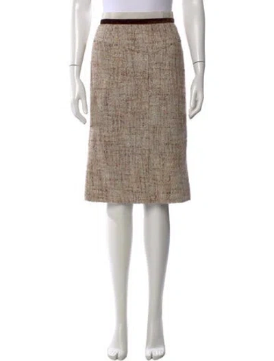 Pre-owned Marc Jacobs Vintage Knee-length Skirt In Brown