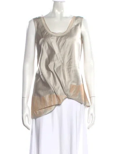 Pre-owned Marc Jacobs Vintage Late 2000's - Early 2010's Top In Neutral