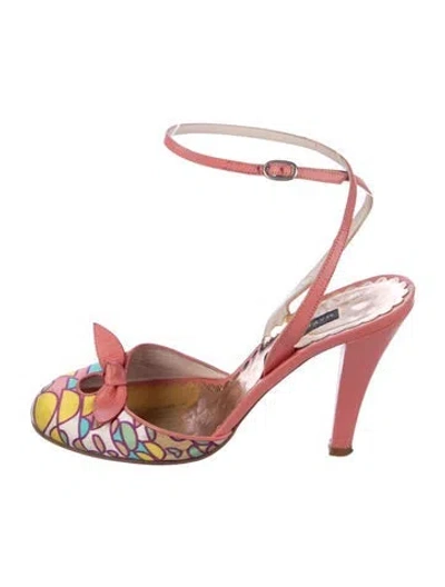Pre-owned Marc Jacobs Vintage Leather Pumps In Pink