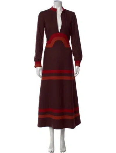 Pre-owned Marc Jacobs Vintage Long Dress In Brown