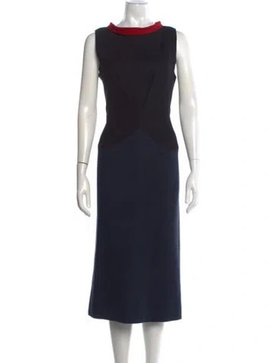 Pre-owned Marc Jacobs Vintage Midi Length Dress In Black