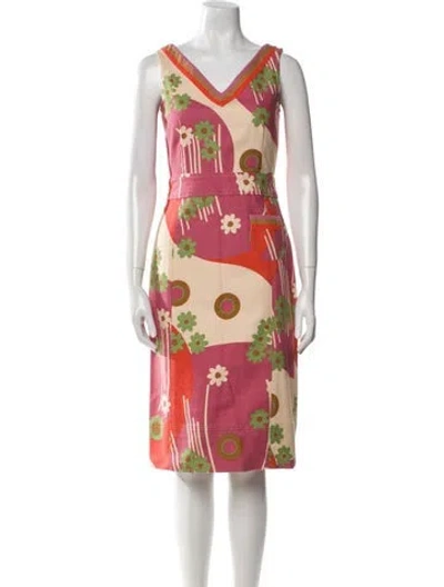 Pre-owned Marc Jacobs Vintage Midi Length Dress In Multi