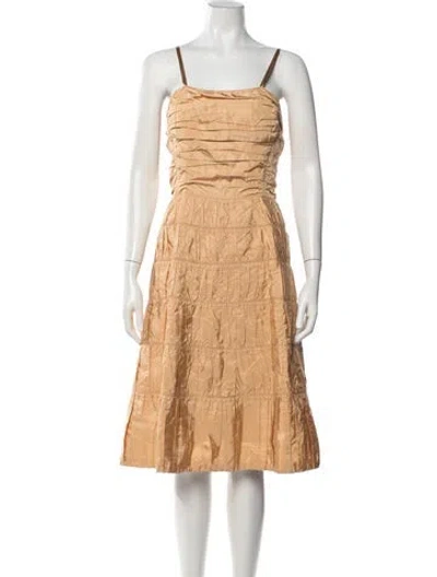 Pre-owned Marc Jacobs Vintage Midi Length Dress In Neutrals