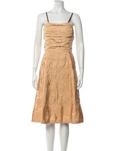 Pre-owned Marc Jacobs Vintage Midi Length Dress In Neutrals
