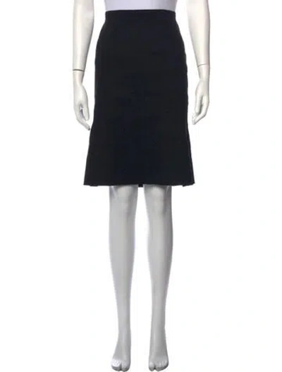 Pre-owned Marc Jacobs Vintage Midi Length Skirt In Black