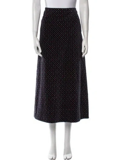 Pre-owned Marc Jacobs Vintage Midi Length Skirt In Blue