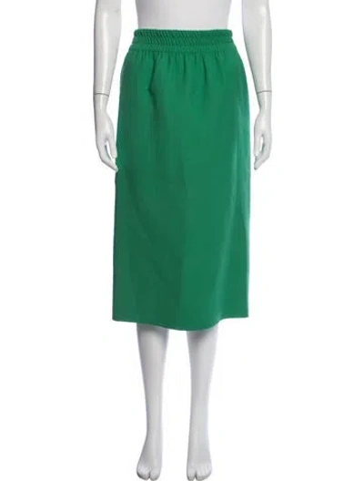 Pre-owned Marc Jacobs Vintage Midi Length Skirt In Green