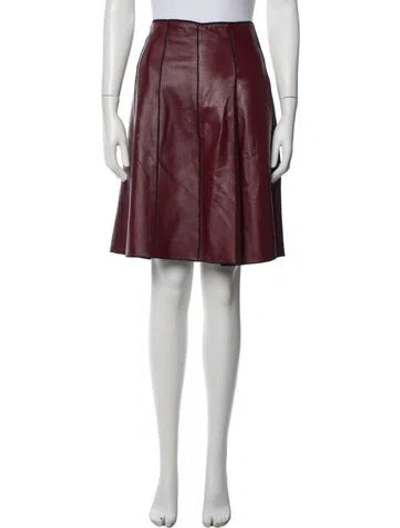 Pre-owned Marc Jacobs Vintage Midi Length Skirt In Red