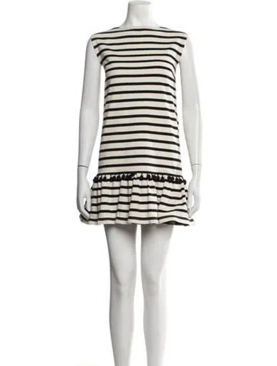 Pre-owned Marc Jacobs Vintage Mini Dress In Black/neutrals