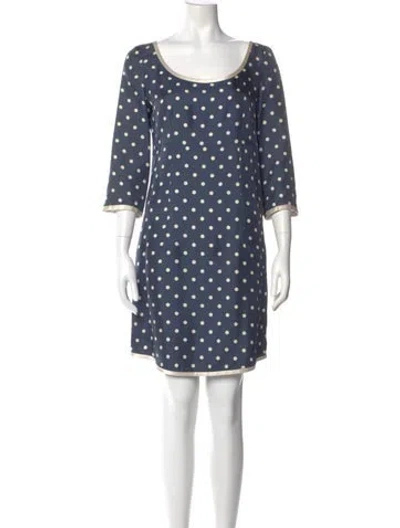 Pre-owned Marc Jacobs Vintage Mini Dress In Blue