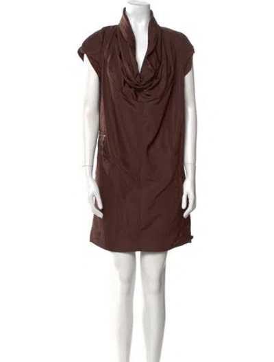 Pre-owned Marc Jacobs Vintage Mini Dress In Brown