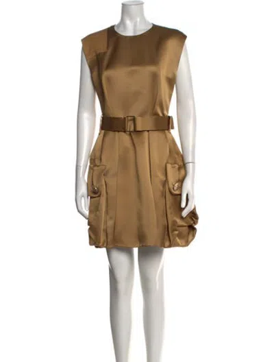 Pre-owned Marc Jacobs Vintage Mini Dress In Brown