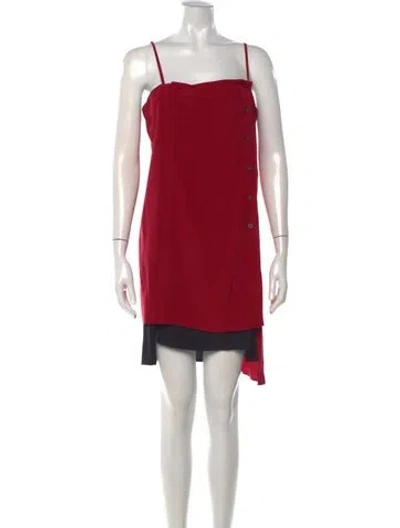 Pre-owned Marc Jacobs Vintage Mini Dress In Red