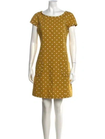 Pre-owned Marc Jacobs Vintage Mini Dress In Yellow