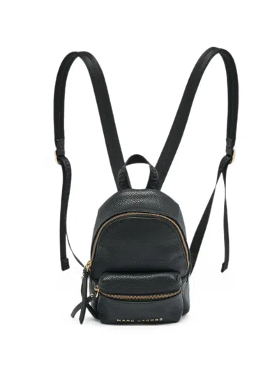 Pre-owned Marc Jacobs Vintage Mini Explorer Backpack In Black