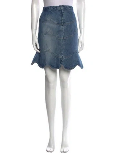Pre-owned Marc Jacobs Vintage Mini Skirt In Blue