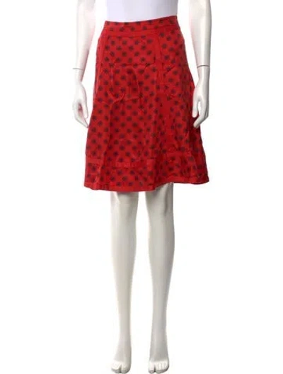 Pre-owned Marc Jacobs Vintage Mini Skirt In Red