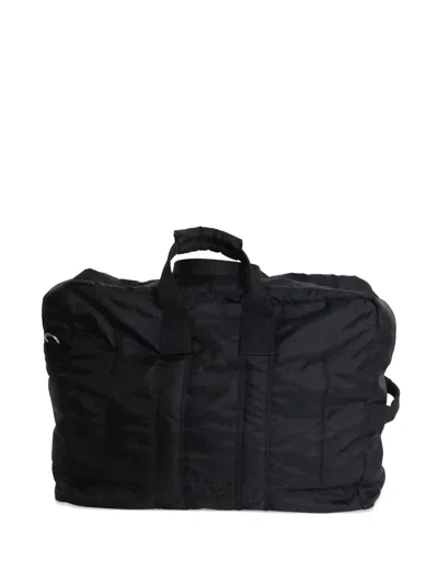 Pre-owned Marc Jacobs Vintage Patch-detail Duffle Bag In Black