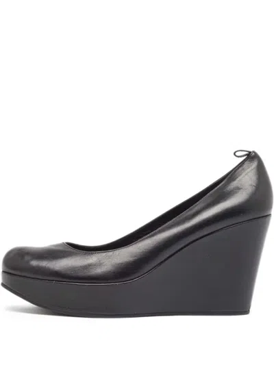 Pre-owned Marc Jacobs Vintage  120mm Leather Pumps In Black