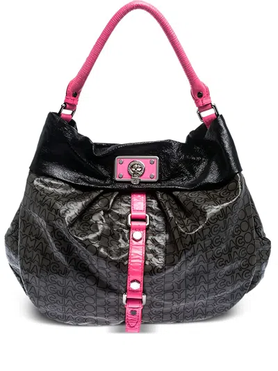 Pre-owned Marc Jacobs Vintage  Logo-print Tote Bag In Brown